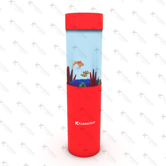 Karma Silindir Özel Tasarım Akvaryum Karma Silindir Özel Tasarım Akvaryum