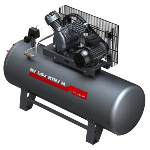 DALGAKIRAN 200 Litre Kompresör 8 BAR 2 KAFA