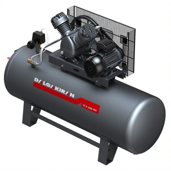 DALGAKIRAN 200 Litre Kompresör 8 BAR 2 KAFA DALGAKIRAN 200 Litre Kompresör 8 BAR 2 KAFA