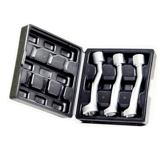 Enjektör Lokması Seti 3 Parça L-Şekilli 1/2'' Dizel (14, 17, 19mm)