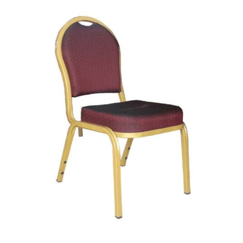 Oval Sırtlı Alüminyum Banket Sandalye