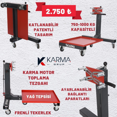 Karma Motor Toplama Tepsili Model